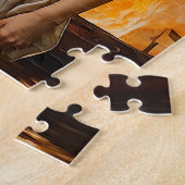 "Tijdloze Helen: Trojes Katalysator" Legpuzzel (Zijkant)