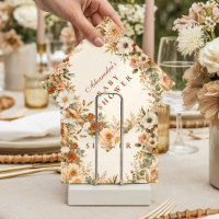 Tijdloze herfst boho baby shower