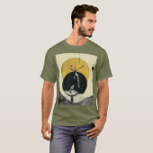 tijdloze illusie | Surreal Collage Art T-shirt (Voorkant volledig)