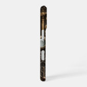 Tijdloze industriële creaties in Steampunk-stijl iPhone 16 Hoesje (Rechterkant)