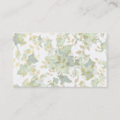 Tijdloze Ivy Visitekaartje (Achterkant)
