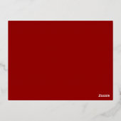 Tijdloze kalligrafie klassieke trouw uitnodiging (Achterkant)