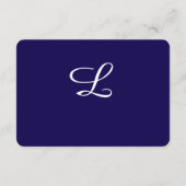 Tijdloze katholieke monogram kaart (Achterkant)