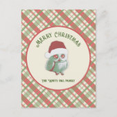Tijdloze kerst gelegd briefkaart (Voorkant)
