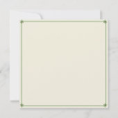 Tijdloze kerst gelegd kaart (Achterkant)