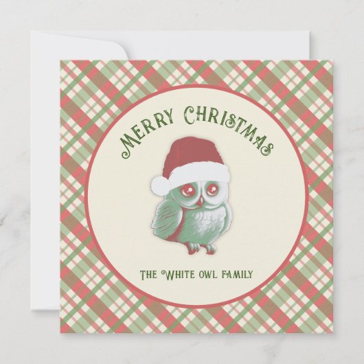 Tijdloze kerst gelegd kaart (Voorkant)