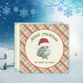 Tijdloze Kerst Plaid Kaart