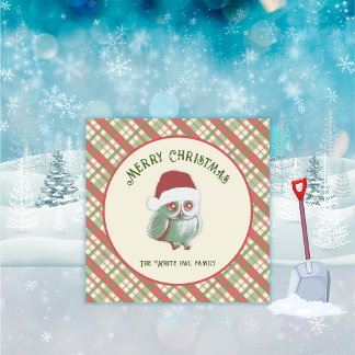 Tijdloze Kerst Plaid Kaart