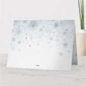 Tijdloze Kerstcharme: Vintage Kerstkaart Kaart (Achterkant)