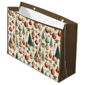 Tijdloze Kerstspullen Groot Cadeauzakje (Voorkant Gekanteld)