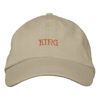Tijdloze Khaki King Boy Cap Hoge Kwaliteit Herenho Geborduurde Pet