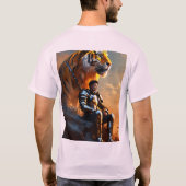Tijdloze klassieker: iconische stijl T-shirt. T-shirt (Achterkant)