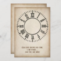 Tijdloze klok verjaardagsfeest