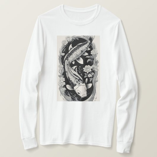 Tijdloze Koi Elegance T-shirt (Design voorkant)