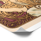 Tijdloze kracht van 'Job' (1896) van Alphonse Much Poster (Hoek)