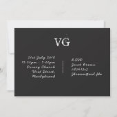 Tijdloze Lesbische Trouw Uitnodiging Vintage Fun (Achterkant)