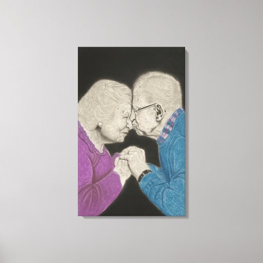 Tijdloze Liefde Canvas Afdruk (Voorkant)