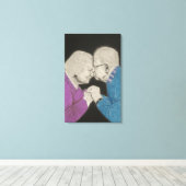 Tijdloze Liefde Canvas Afdruk (Insitu (Houten vloer))