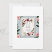 Tijdloze liefde: een bruiloft uitnodiging (Achterkant)