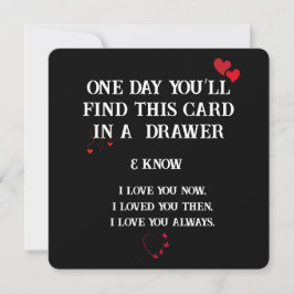 Tijdloze Liefde: Een Keepsake Kaart voor elke gele