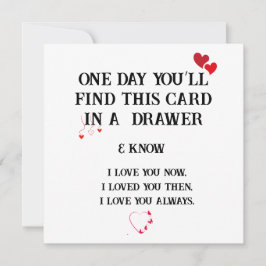 Tijdloze Liefde: Een Keepsake Kaart voor elke gele
