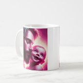 Tijdloze liefde, eindeloze glimlach koffiemok (Voorkant links)