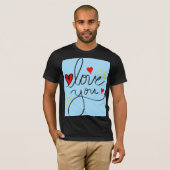 Tijdloze liefde: elegant en stijlvol print T-shirt (Voorkant volledig)