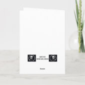 Tijdloze liefde en gezelschap Valentijnsdag Kaart (Achterkant)