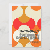 Tijdloze liefde Retro Vibes bruiloft Kaart (Voorkant)