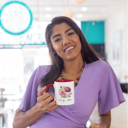 Tijdloze liefde romantische Valentijnsdag Mok