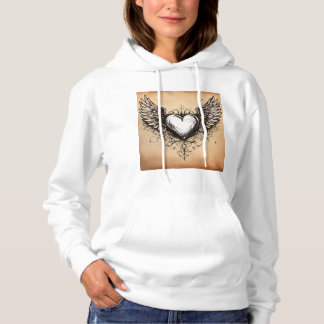 Tijdloze liefde: traditioneel Tattoo-geïnspireerd Hoodie