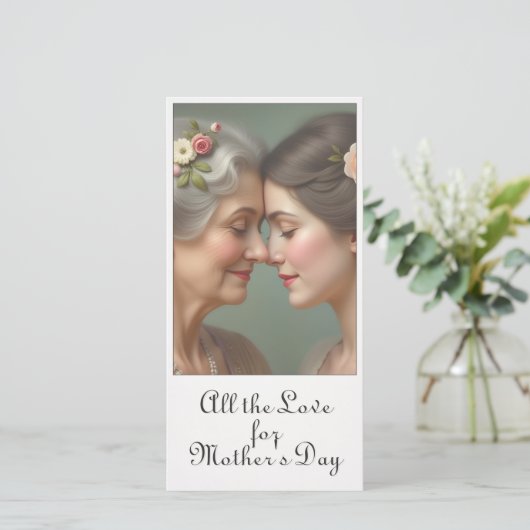 Tijdloze liefde tussen moeder en dochter (Staand voorkant)