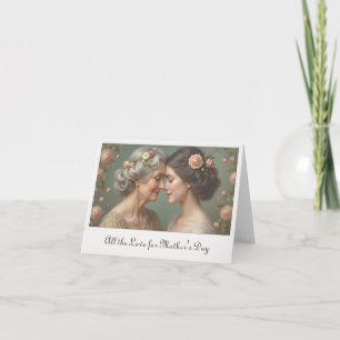 Tijdloze liefde tussen moeder en dochter kaart