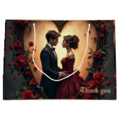 Tijdloze Liefde – Victoriaanse Gotische Trouwcolle Groot Cadeauzakje (Voorkant)