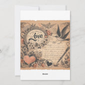 🖋️❤️ Tijdloze liefdesbrieven 📜💘 Feestdagenkaart (Achterkant)