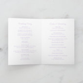 Tijdloze Lilac Klassieke Trouw Programma (Binnen)