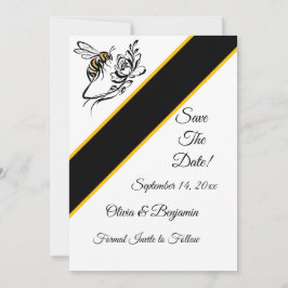 Tijdloze Luxe Bij Save the Date Kaart