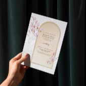 Tijdloze Magnolia bruiloft uitnodiging | Waterverf