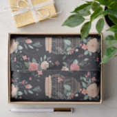 Tijdloze Midnight Birdcage Antiek Decoupage Tissuepapier (Geschenk)