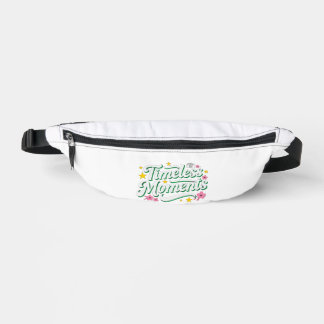 Tijdloze Momenten Bloemrijke Schrift Fanny Pack Heuptasje