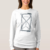 Tijdloze momenten Hourglass Design" T-shirt (Voorkant)