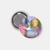 Tijdloze Mozart Music Sleutelhanger Magneet (Voorkant / Achterkant)