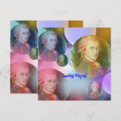 Tijdloze Mozart Wenskaarten (Voorkant / Achterkant)