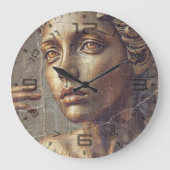 Tijdloze Muse Vintage Wandklok (Voorkant)