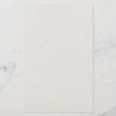 Tijdloze Neutrale Beige Elegante Trouwmenu (Achterkant)