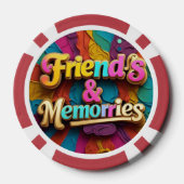 "Tijdloze obligaties" Poker Chips (Achterkant)