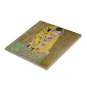 Tijdloze passie - Gustav Klimt's 'De Kus' op Tegeltje (Zijkant)