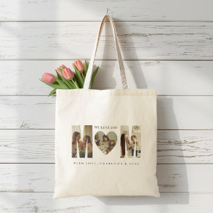 Tijdloze Persoonlijke Foto WE Houden VAN JE Mama Tote Bag