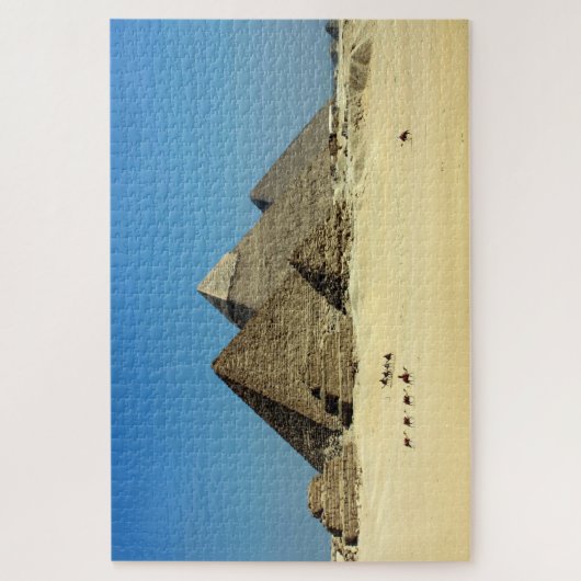 Tijdloze piramides van Gizeh Legpuzzel (Verticaal)