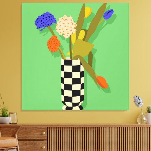 tijdloze pot canvas afdruk (Insitu (Woonkamer))